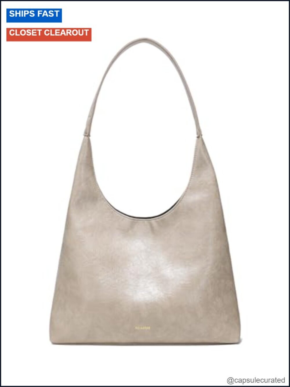 Vegan Leather Slouchy Hobo Tote Bag for Women, Large Shoulder Purse with Zipper